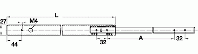 Model train fiddle yard traverser rail, dimensions