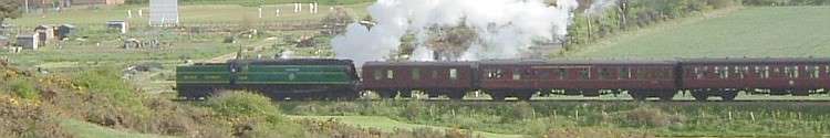 Bulleid Light Pacific No.34081 92 Squadron on The North Norfolk Railway (former M&GN) 14th May 2005